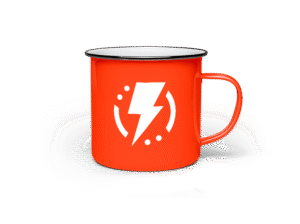 Olympus Enamel Mug