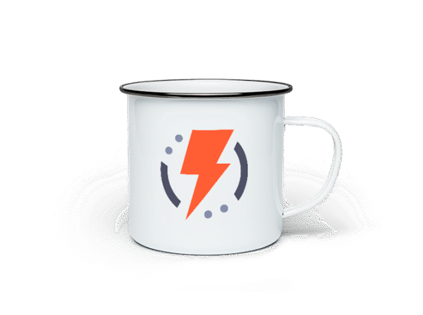 White Enamel Mug